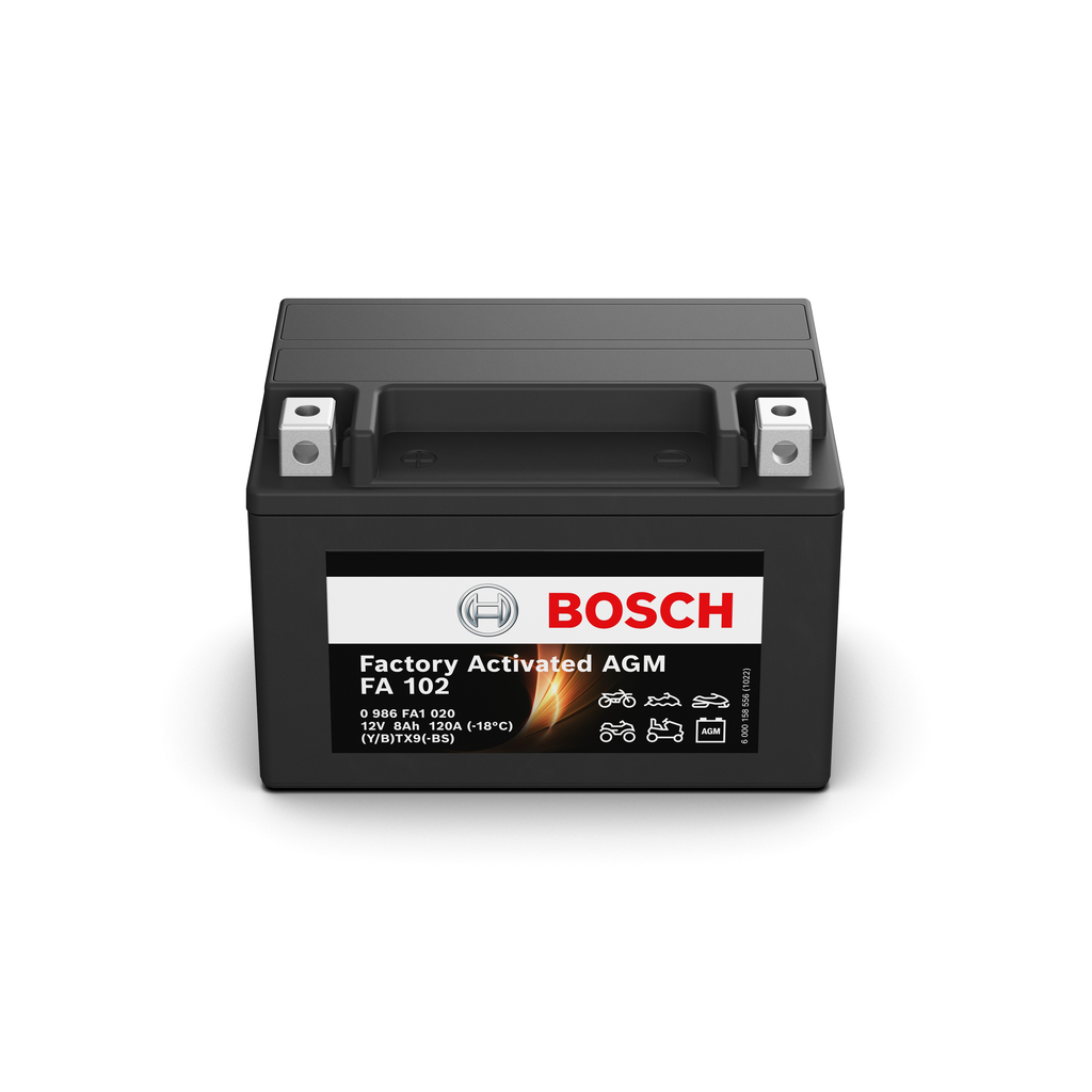 Starterbatteri BOSCH 0 986 FA1 020 der passer til VW, FORD, PEUGEOT, BMW, TOYOTA billig