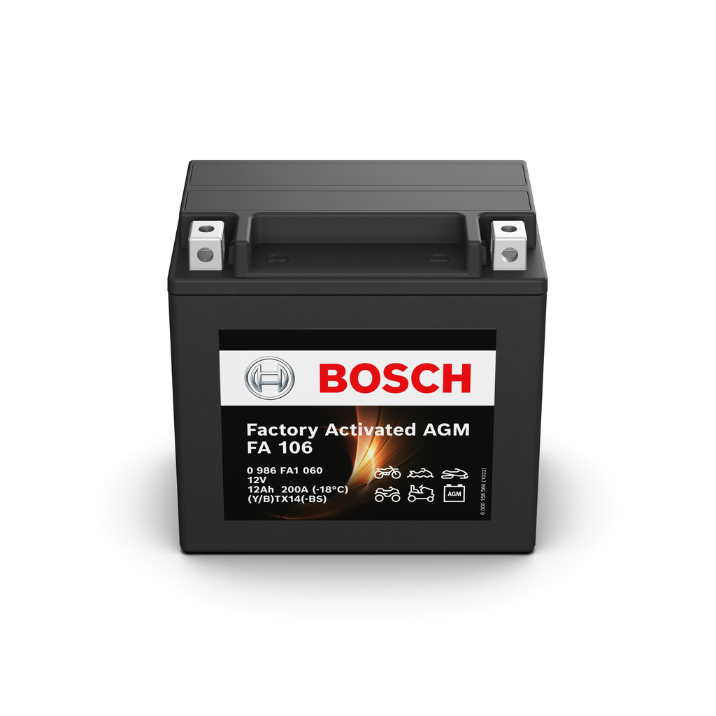 Batterie BOSCH 0 986 FA1 060 appropriées pour VOLKSWAGEN, BMW, MERCEDES-BENZ, AUDI, OPEL pas cher