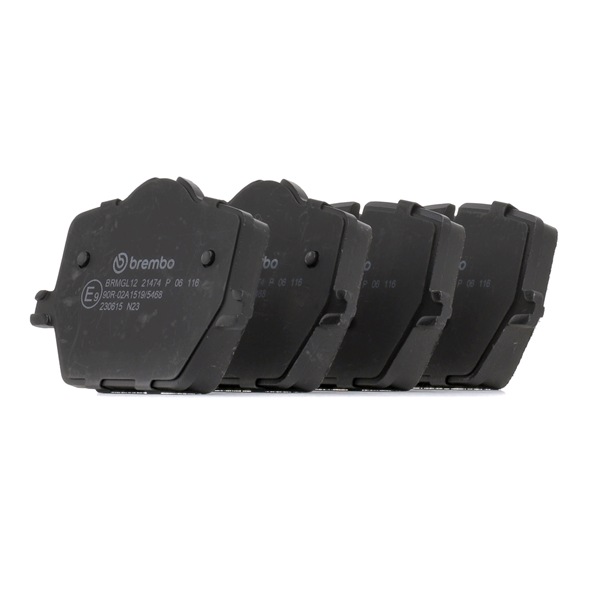 BREMBO P 06 116 komplet zavornih oblog, ploscne (kolutne) zavore TOYOTA Supra V (J29)