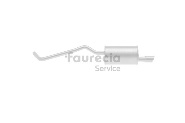 FS16052 Faurecia Endschalldämpfer DACIA DUSTER