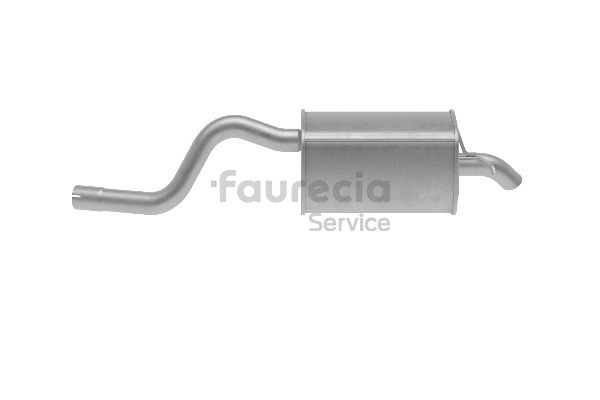 Faurecia FS55327 Zadnji glusnik Renault Twingo 2 1.2 TCe 100 Bencin 102 km 2014