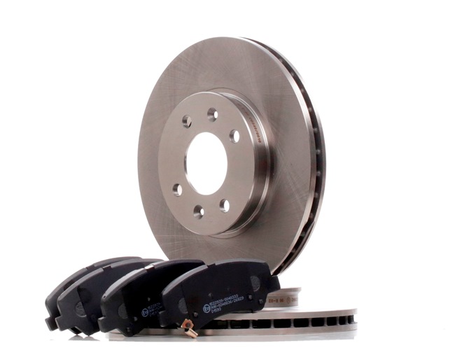 RIDEX 3405B0474 Bremsen-Set KIA RIO 3 (UB) 1.4 CVVT Benzin 109 PS 2015