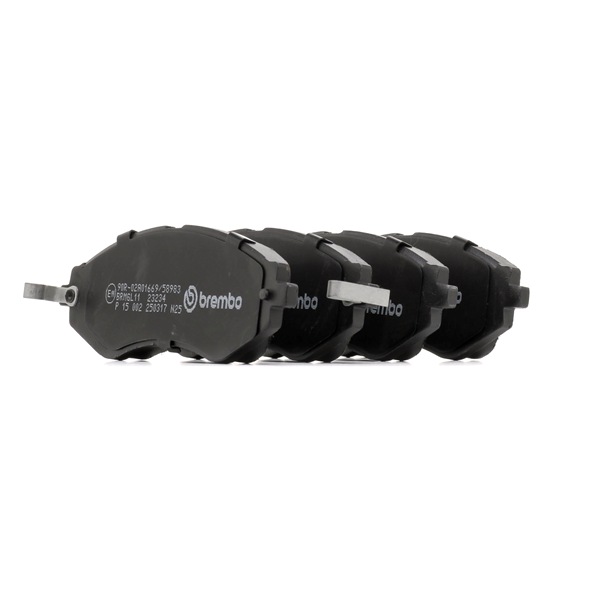 BREMBO P 15 002 Plaquette de frein CHEVROLET NUBIRA