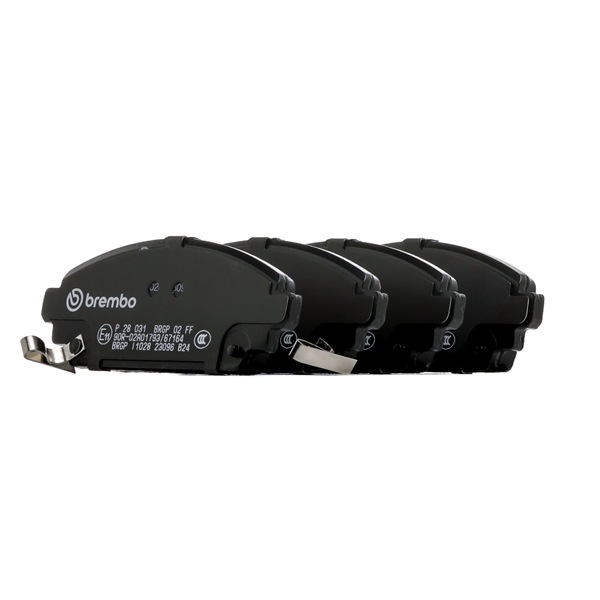 Jarrupalat, levyjarru BREMBO Prime P 28 031 sopivat HONDA halvalla