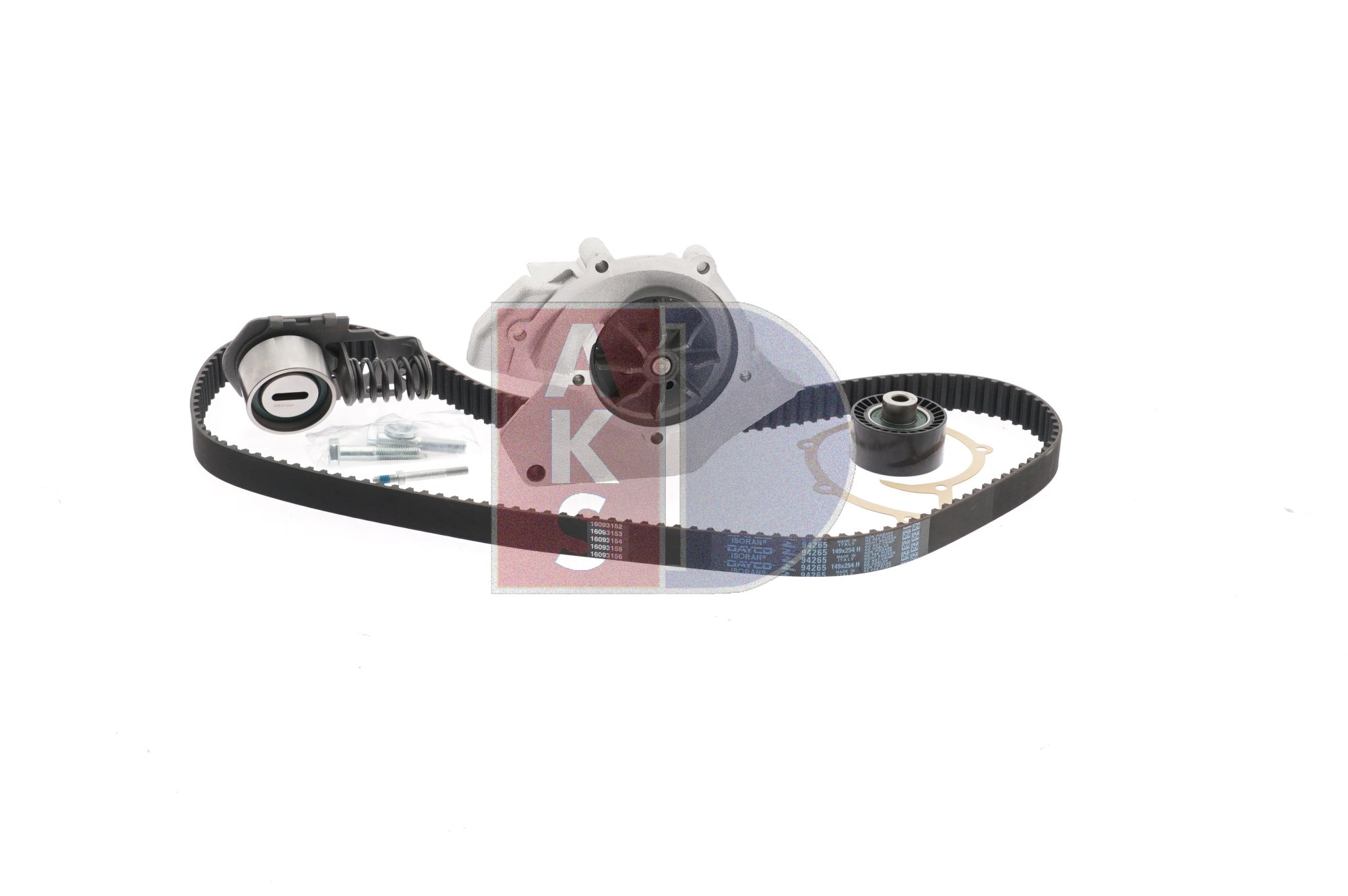 1201E0 OE AKS DASIS Bomba de água + kit de correia dentada 570261N