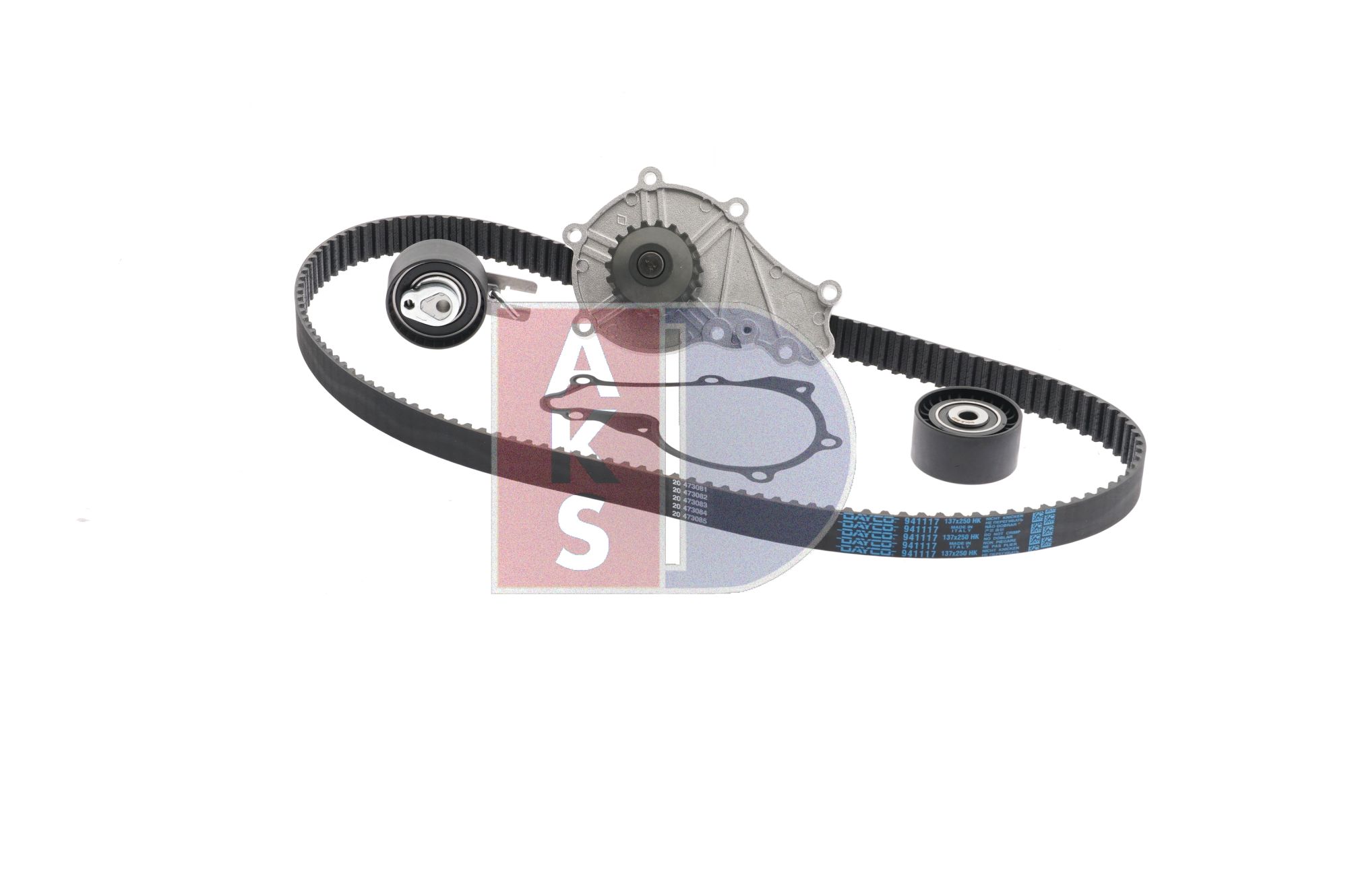 AKS DASIS 570267N vandens siurblio ir paskirstymo diržo komplektas Mazda 3 bk