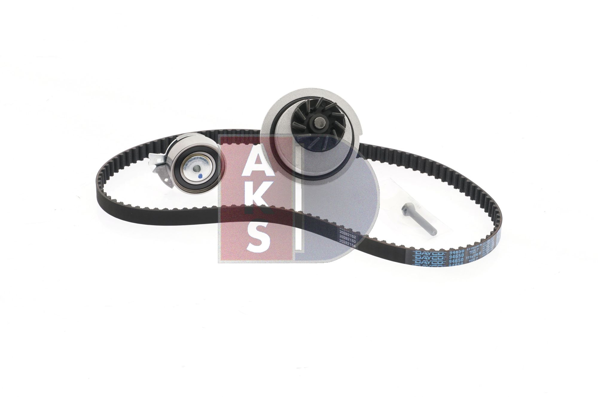 Water pump and timing belt kit AKS DASIS 570276N suitable for CHEVROLET, DAEWOO at cheap price