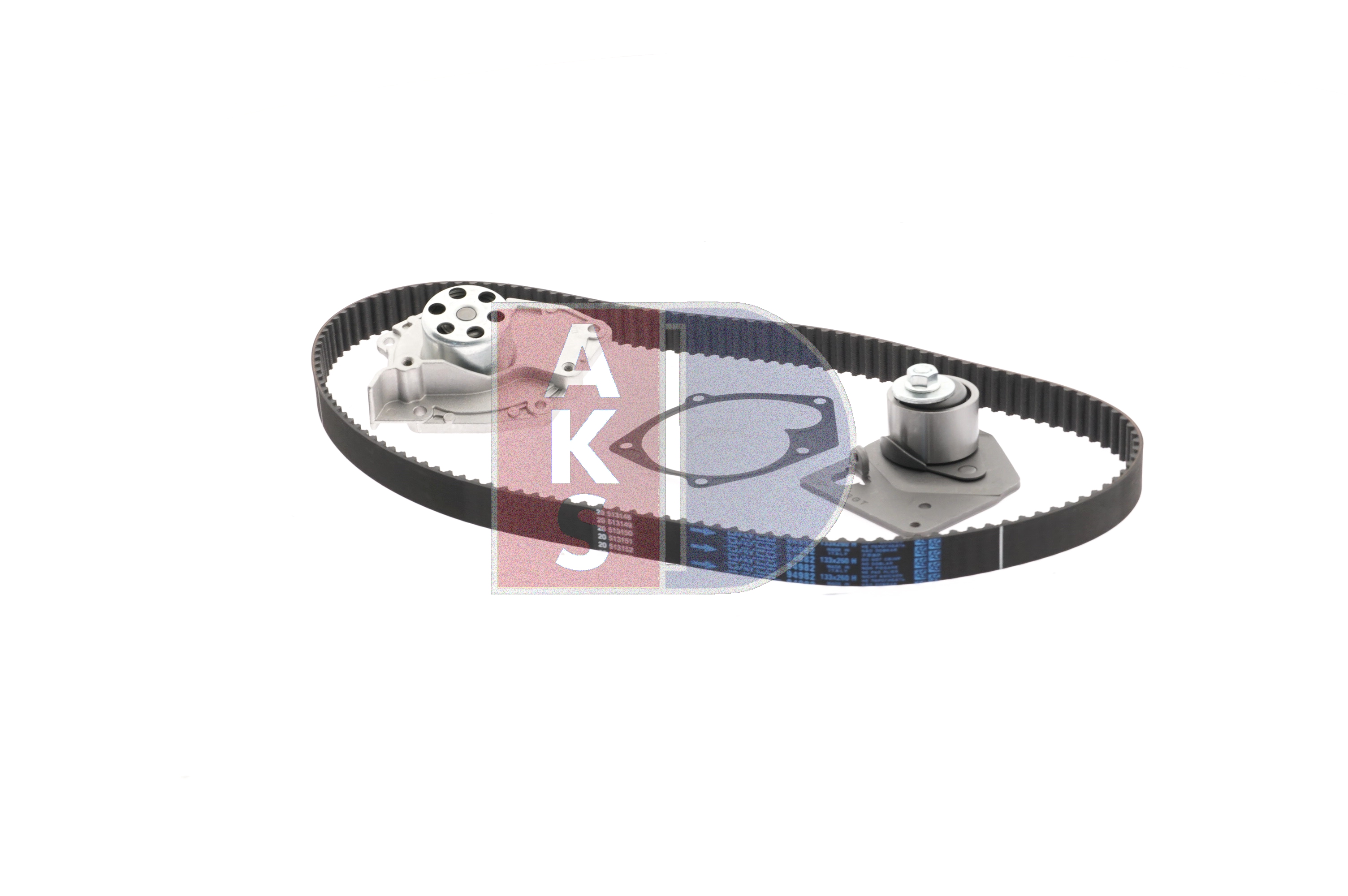 AKS DASIS 570278N Комплект ремня грм + водная помпа RENAULT MEGANE II Coupé-Cabriolet (EM0/1_) 1.9 dCi Дизель 110 л.с. 2008