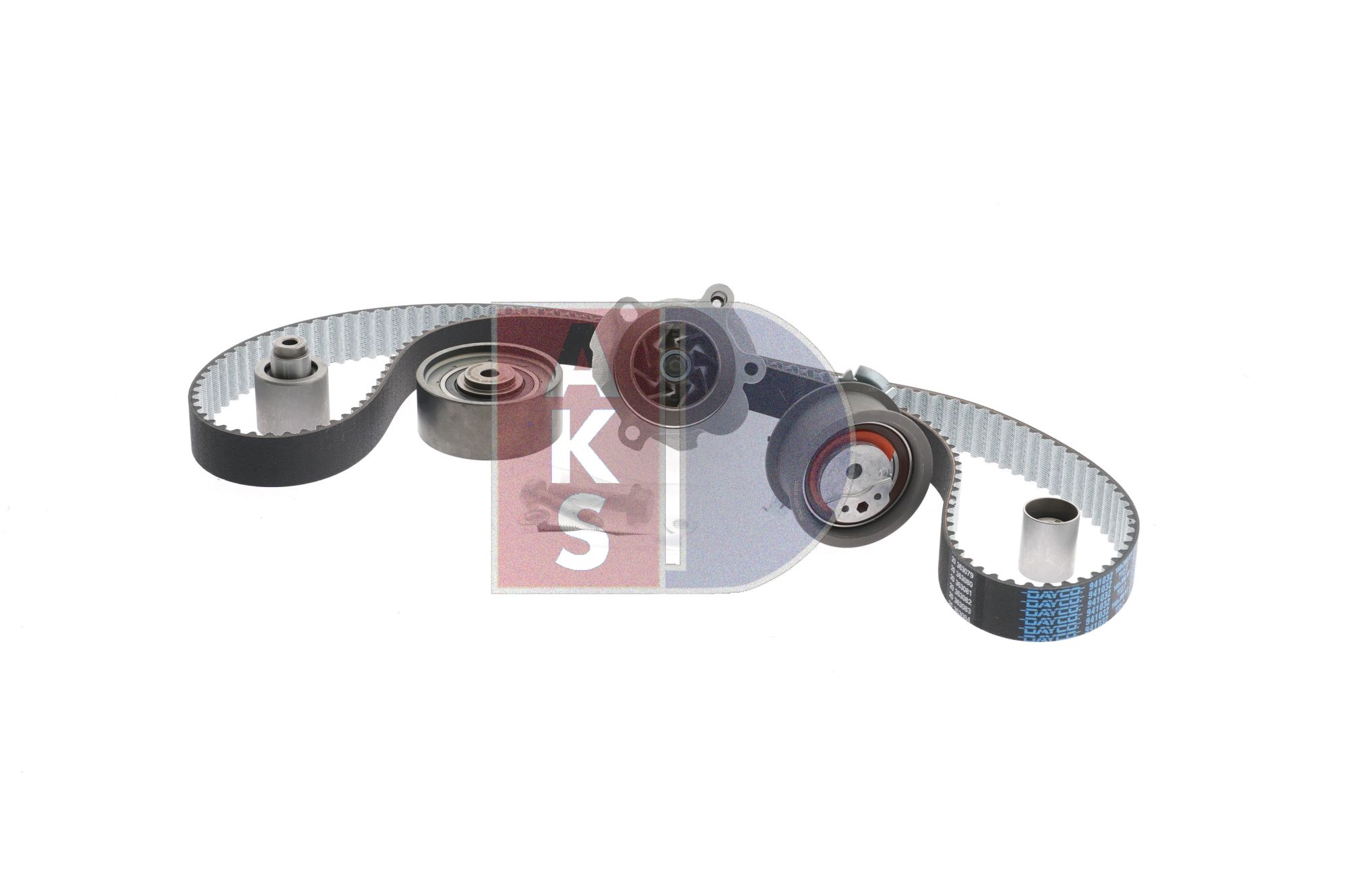 Kit de distribution + pompe à eau AKS DASIS 570305N appropriées pour VW, AUDI, SKODA, SEAT pas cher