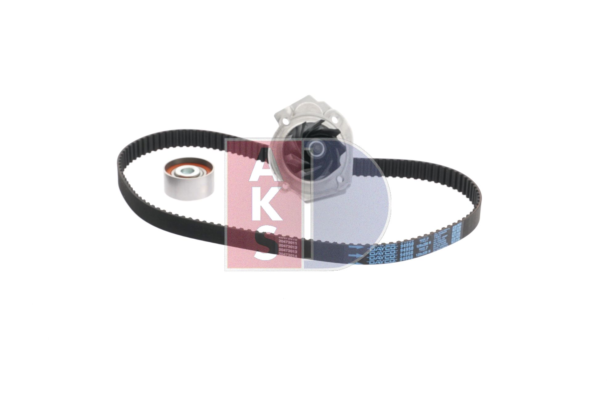 Vodna crpalka+kit-komplet zobatega jermena AKS DASIS 570363N primeren za FIAT, LANCIA poceni