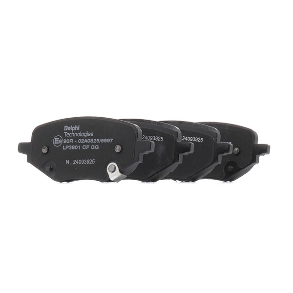 DELPHI Brake pad set LP3801