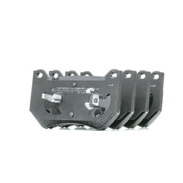 80A698151F OE METELLI Brake pad set 22-1170-1