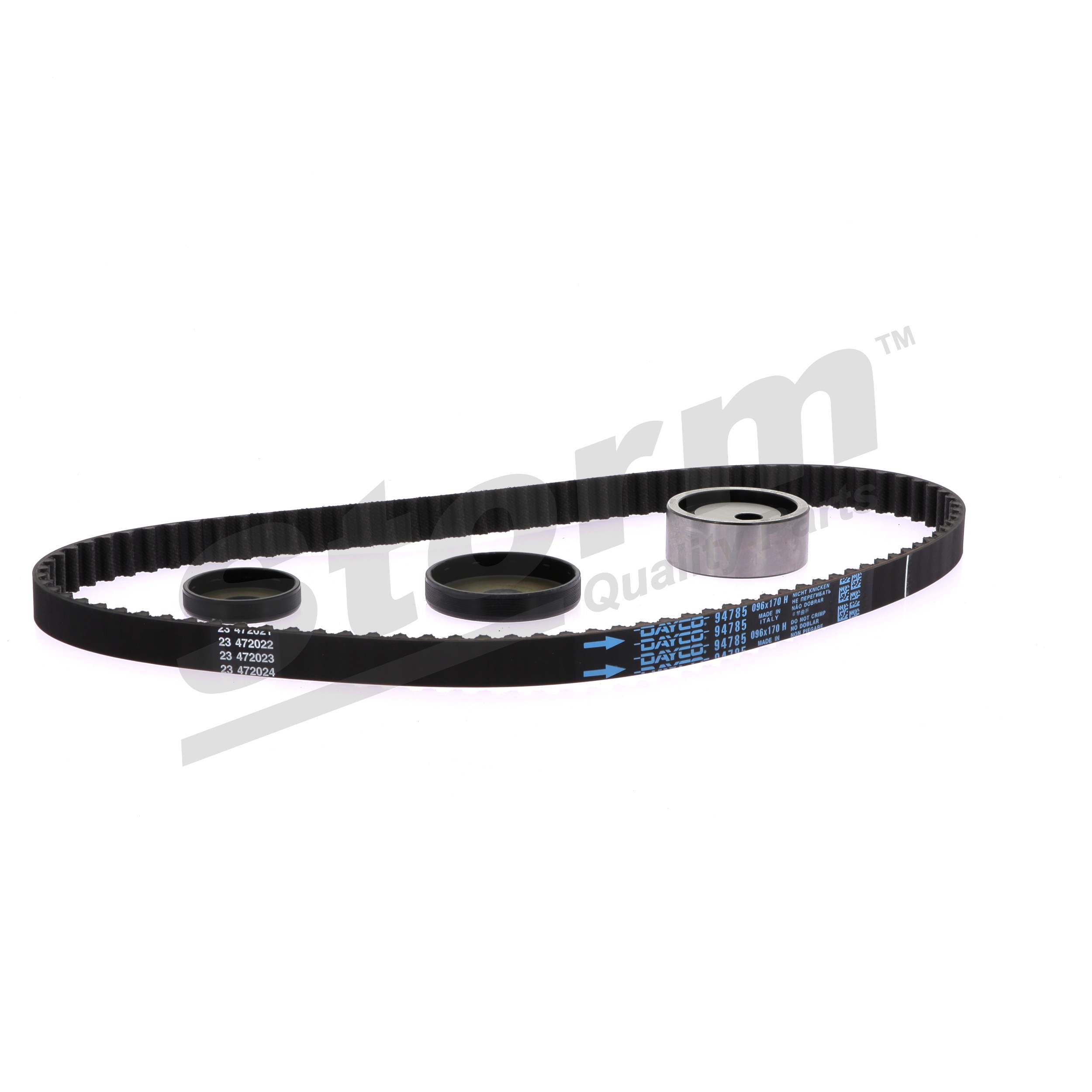 STORM QUALITY PARTS 5550371 Dantytas diržas RENAULT CLIO 2 (BB0/1/2, CB0/1/2) 1.4 (B/CB0C, B/CB0S) benzinas 75 AG 1999
