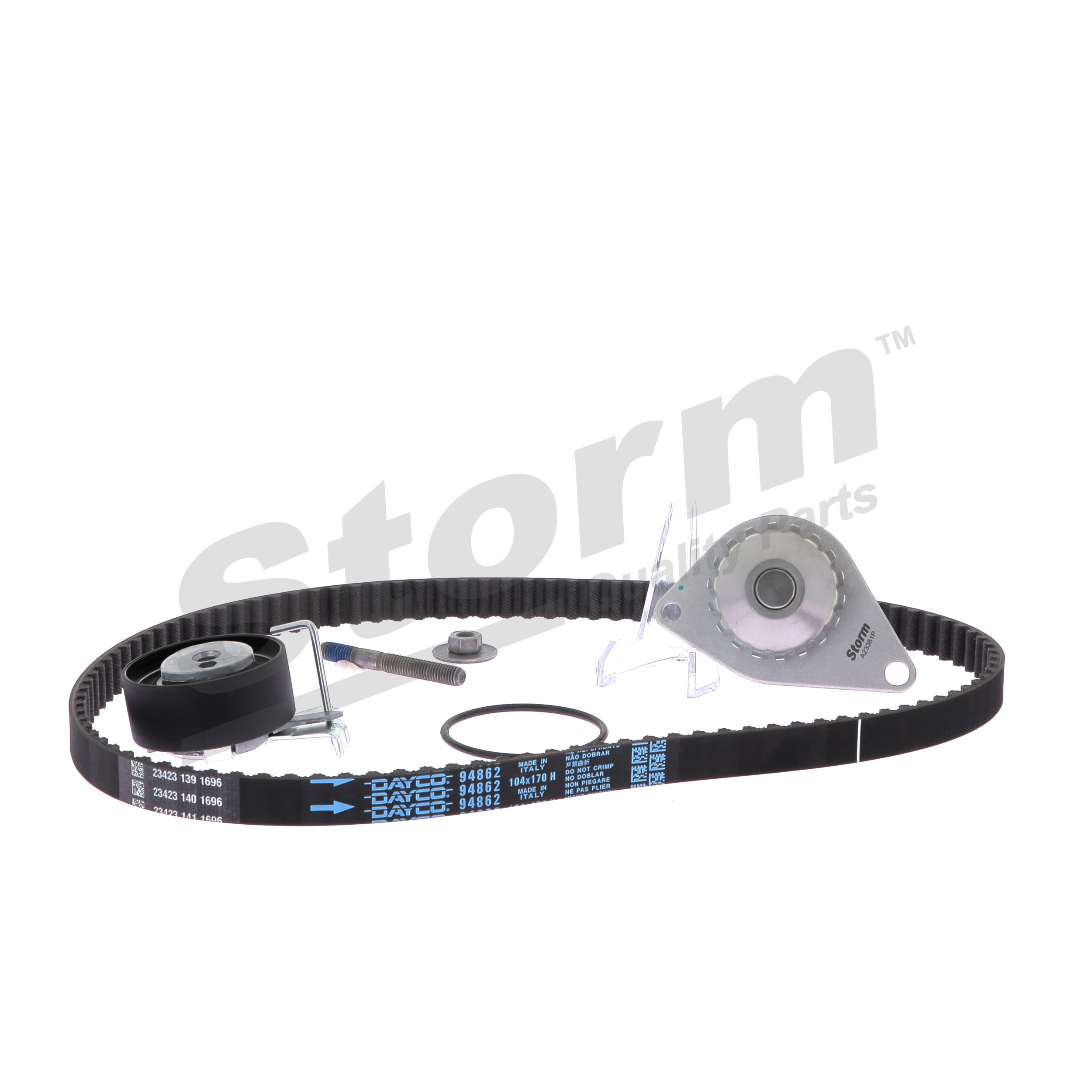 STORM QUALITY PARTS 904464KP Vannpumpe + registerreimsett PEUGEOT Partner Origin Combispace (G_) 1.4 Bensin 75 hk 2009 pris