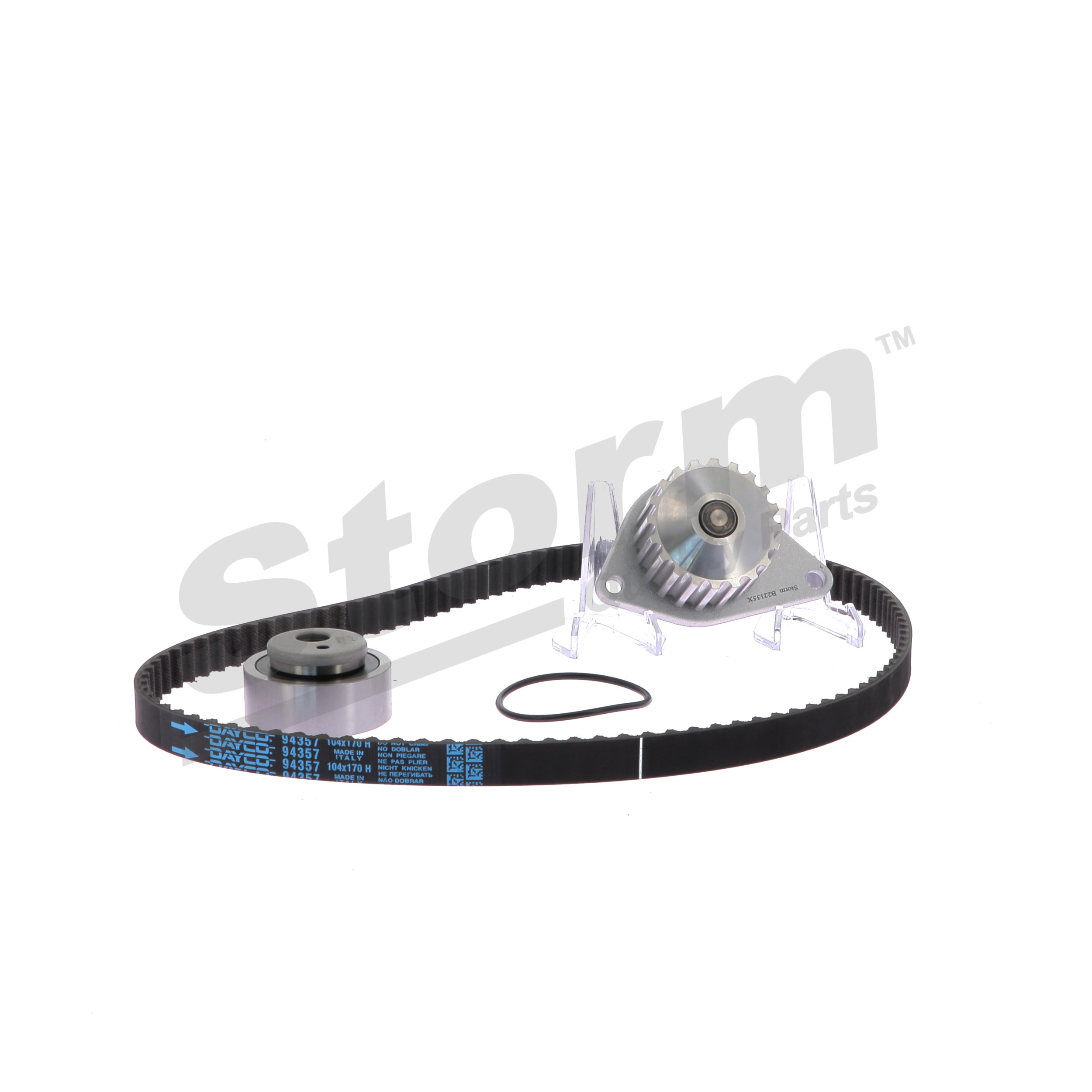STORM QUALITY PARTS 5550107KP Kit de distribution + pompe à eau Peugeot 106 1A 1.1 BiFuel Essence/gaz de pétrole liquéfié (GPL) 60 CV 1998 prix