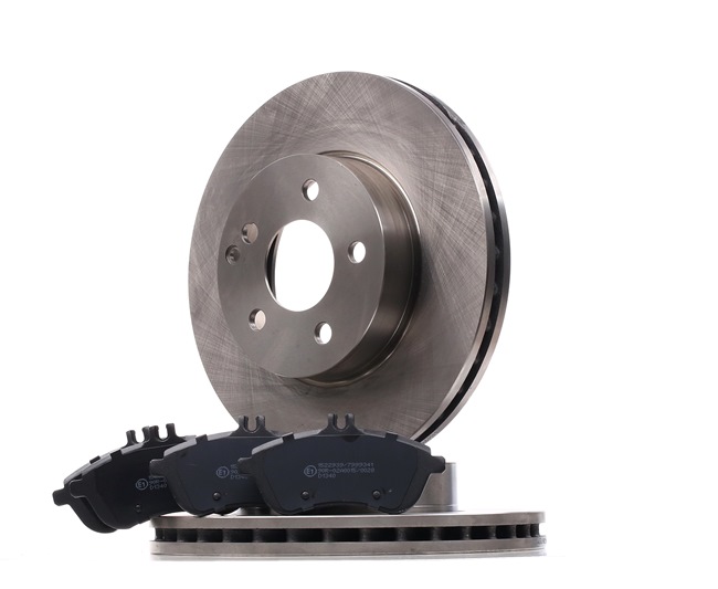 RIDEX 3405B0846 Комплект тормозных дисков и колодок MERCEDES-BENZ C-Klasse Estate (S204) C 220 CDI 2.2 (204.208) Дизель 170 л.с. 2008