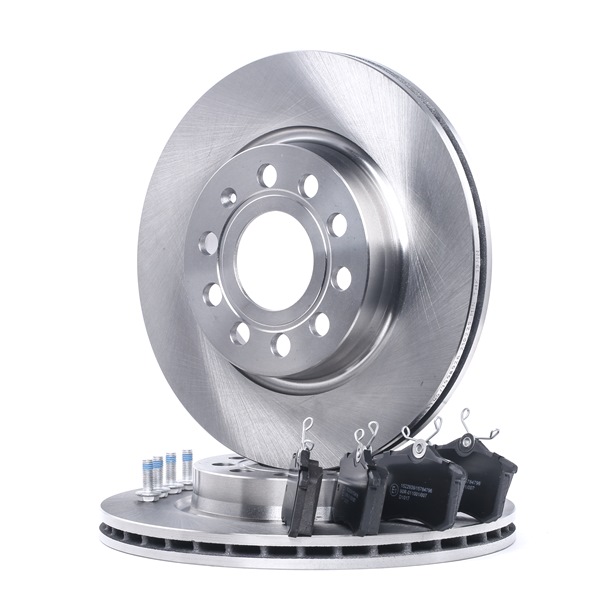 Комплект тормозов, дисковый тормозной механизм RIDEX 3405B0885 совместимо с AUDI, VW, SKODA, SEAT дешево