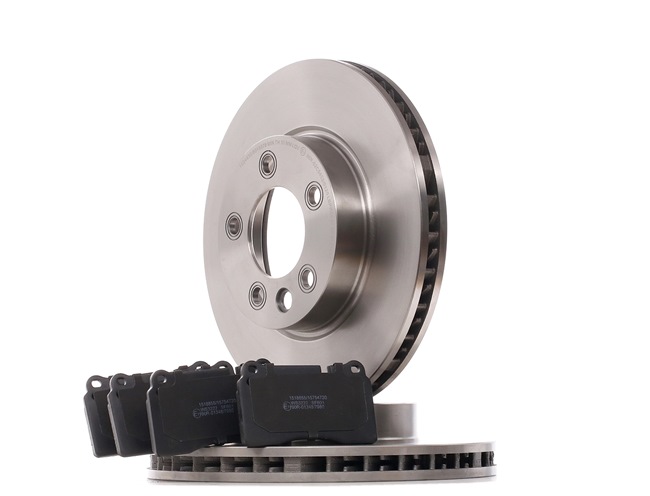 RIDEX 3405B0970 Jarrulevyt ja -palat VW Touareg (7LA, 7L6, 7L7) 3.2 V6 Bensiini 241 hv 2006