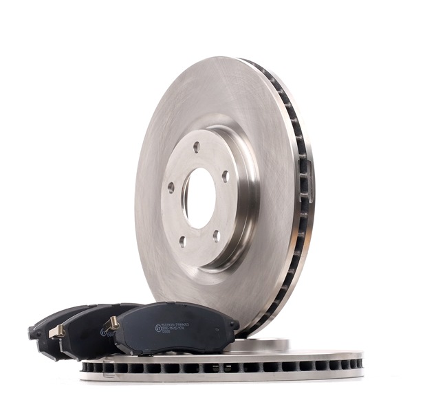 RIDEX 3405B1008 Bremseklosser og -skiver NISSAN Qashqai / Qashqai +2 I (J10, NJ10) 2.0 firehjulsddrift Bensin 139 hk 2008 pris