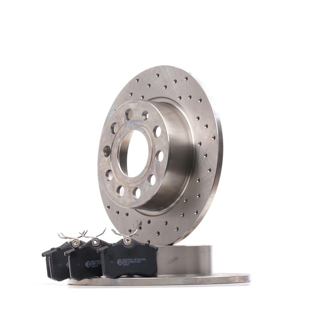 Bremsscheiben und -beläge RIDEX 3405B1048 passend für VW, AUDI, SKODA, SEAT zum günstigen Preis