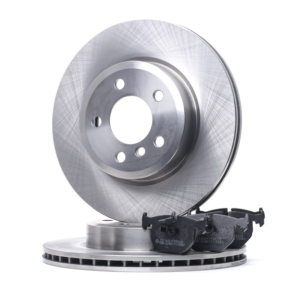 RIDEX 3405B1052 Комплект тормозных дисков и колодок BMW X3 E83 xDrive 20 d Дизель 177 л.с. 2009