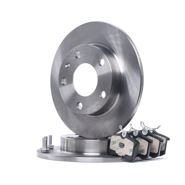 RIDEX 3405B1060 Комплект тормозных дисков и колодок AUDI A4 B6/B7 Convertible (8H) 3.0 TDI quattro Дизель 233 л.с. 2008