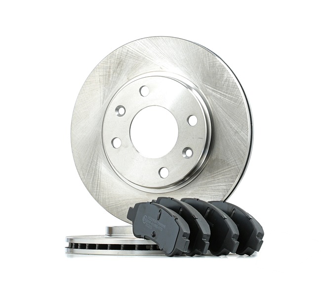 RIDEX 3405B1101 Kit de discos de freno y pastillas PEUGEOT 309 I Hatchback 1.6 Gasolina 80 cv 1988 precio