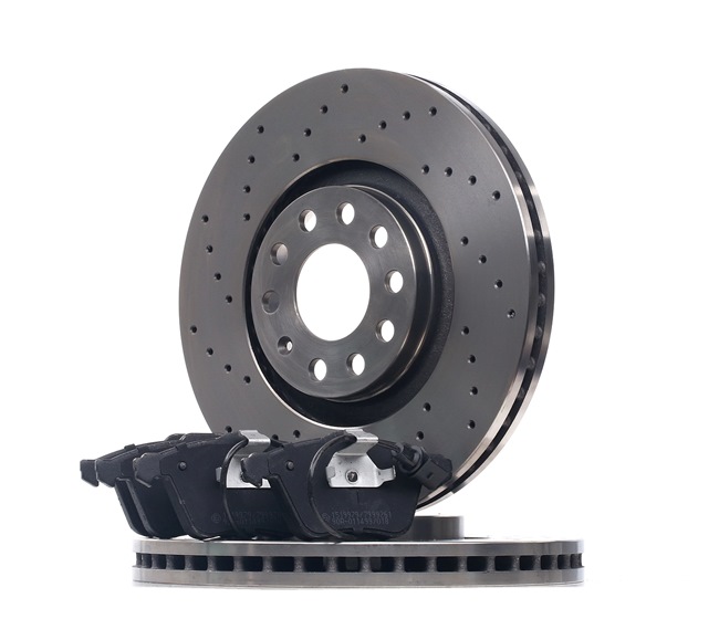 RIDEX 3405B1114 Bremsscheiben und -beläge Audi A4 8h 3.2 FSI 255 PS Benzin 2009