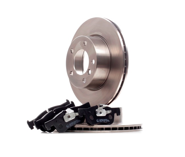 RIDEX 3405B1157 Комплект тормозных дисков и колодок BMW F20 118d 2.0 Дизель 150 л.с. 2018