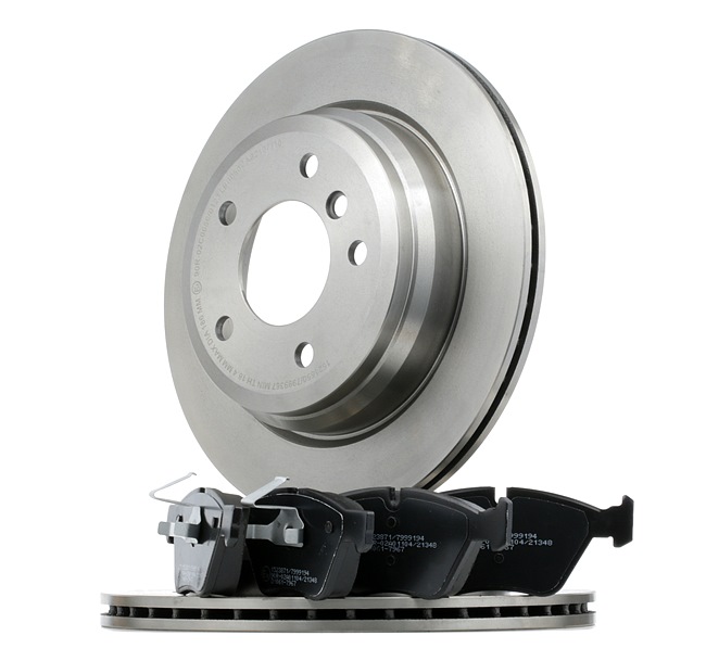 RIDEX 3405B1222 Комплект тормозных дисков и колодок BMW 3 Touring (E91) 325 i xDrive бензин 218 л.с. 2011