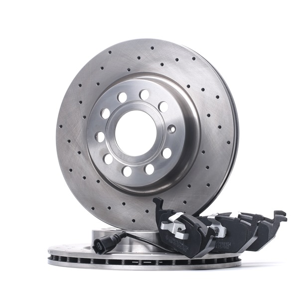 RIDEX 3405B1257 Brake pads and discs Skoda Octavia Estate Mk2 2.0 TDI RS Diesel 170 hp 2012 price