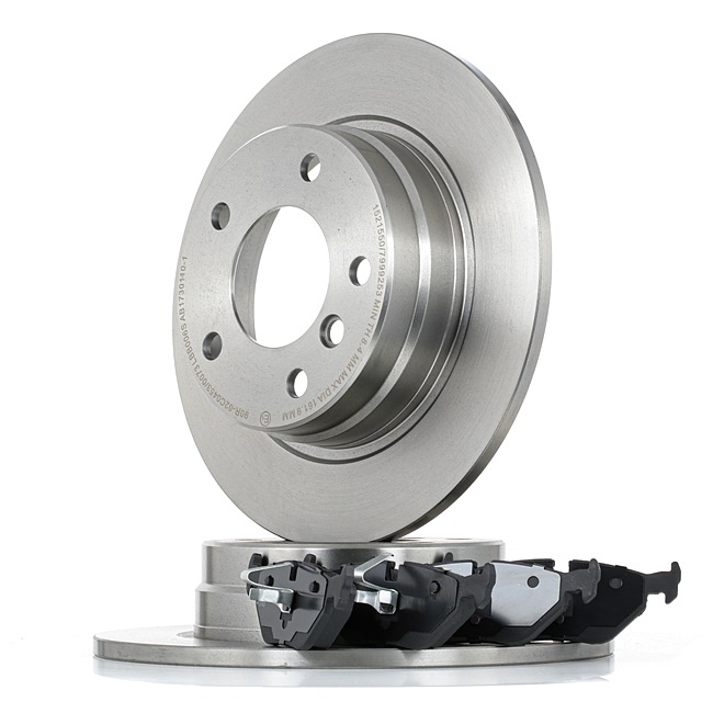RIDEX 3405B1502 Bremsscheiben und -beläge BMW 3 (E36) Cabrio 325i 192 PS Benzin 1994