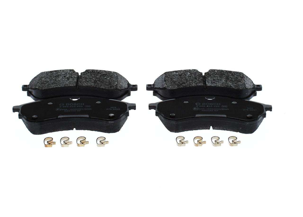 BOSCH Pastilhas de travão 0 986 424 929
