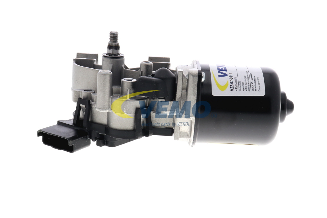 VEMO V22-07-0011 Windscreen wiper motor C3 Picasso 1.6 HDi Diesel 90 hp 2011 price