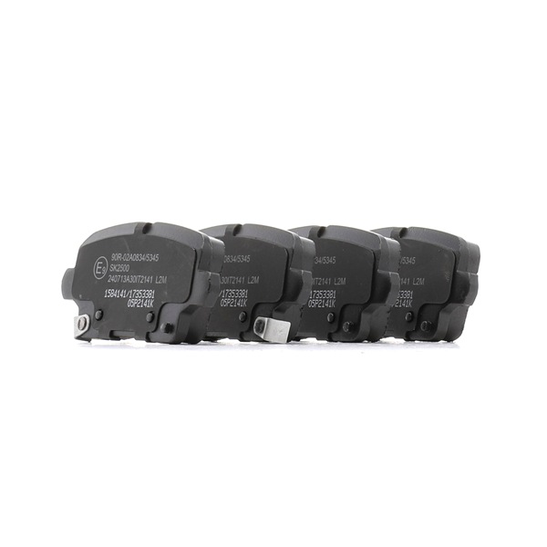 RIDEX 402B1624 Remblok VAUXHALL Insignia Mk2 (B) Universalas 1.6 Turbo (35) Benzine 200 Pk 2024 kosten