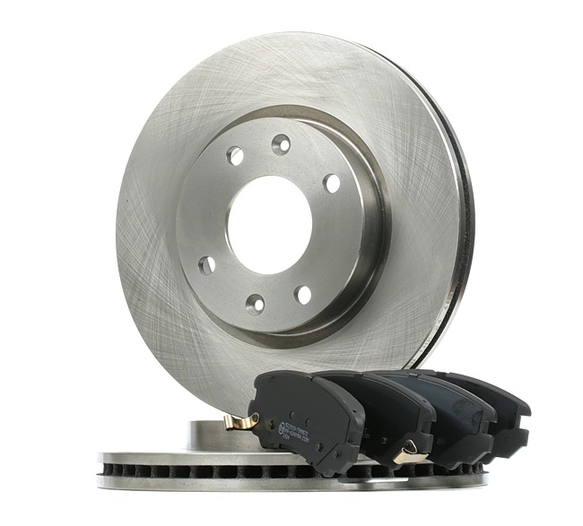 RIDEX 3405B1635 Bremsscheiben und -beläge HYUNDAI Sonata IV (EF) 2.7 V6 173 PS Benzin 2003