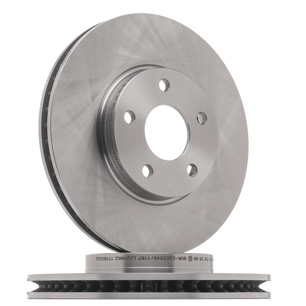 Disco de freno JX611125AEA RIDEX 82B3010