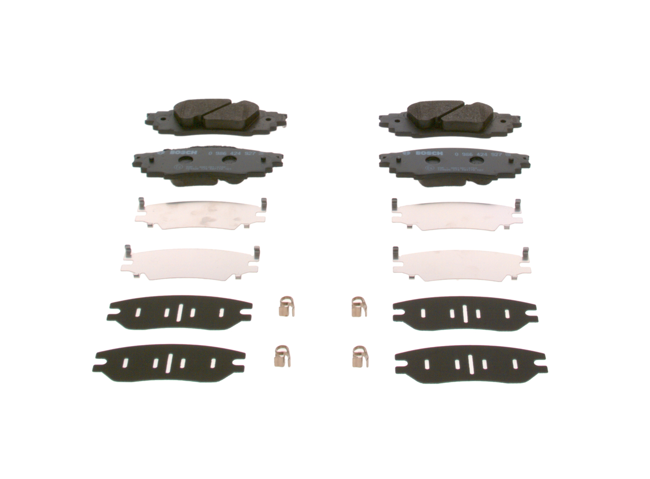 BOSCH Pastilhas de travão 0 986 424 927