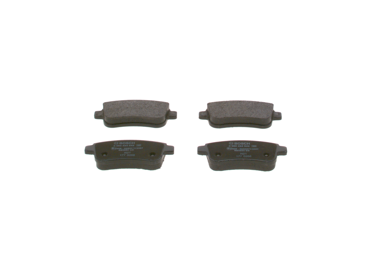 BOSCH Bremseklosser 0 986 424 942