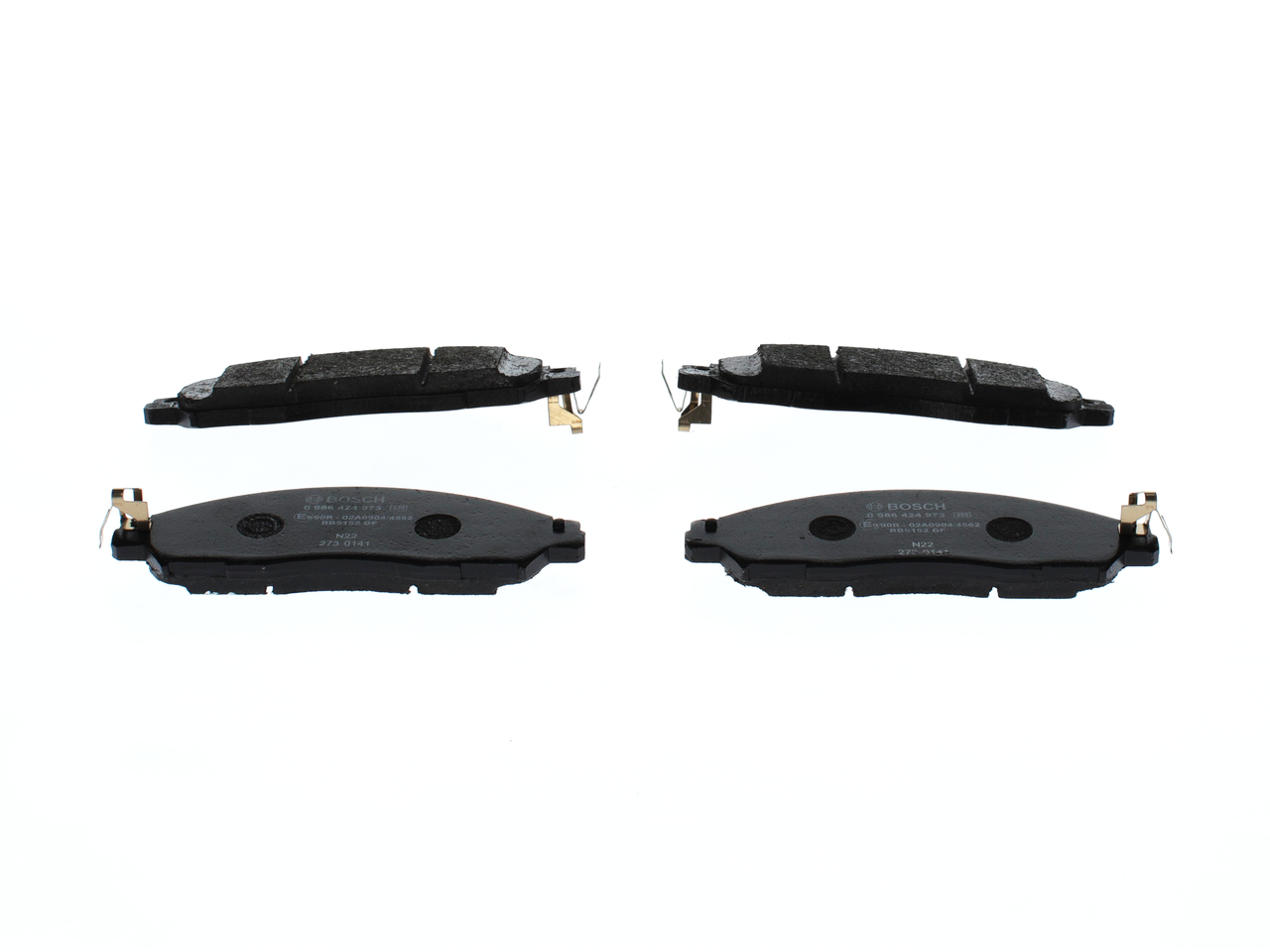BOSCH Bremsbeläge 0 986 424 973