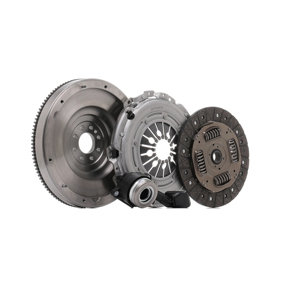 RYMEC SF1071056 fire deler, med sentral utkobling, med svinghjul, med boltsett, 240mm