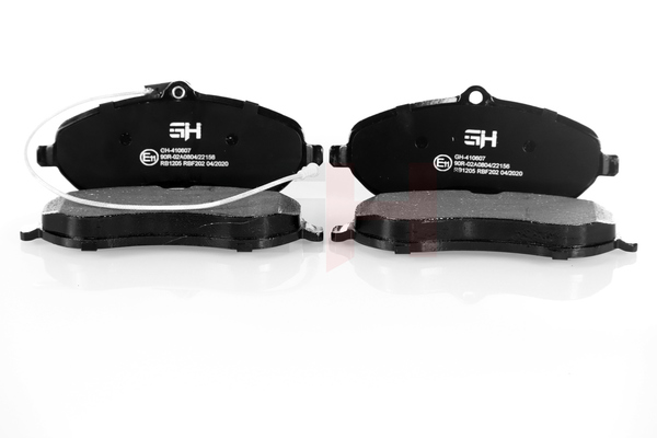 Plaquettes de frein GH GH-410607 appropriées pour PEUGEOT, CITROËN, FIAT, TOYOTA pas cher