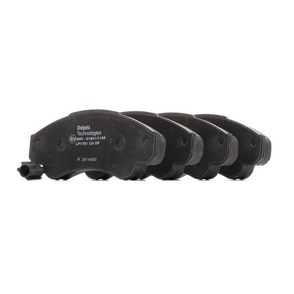 DELPHI 71770070 Jarrupalat, levyjarru LP1751