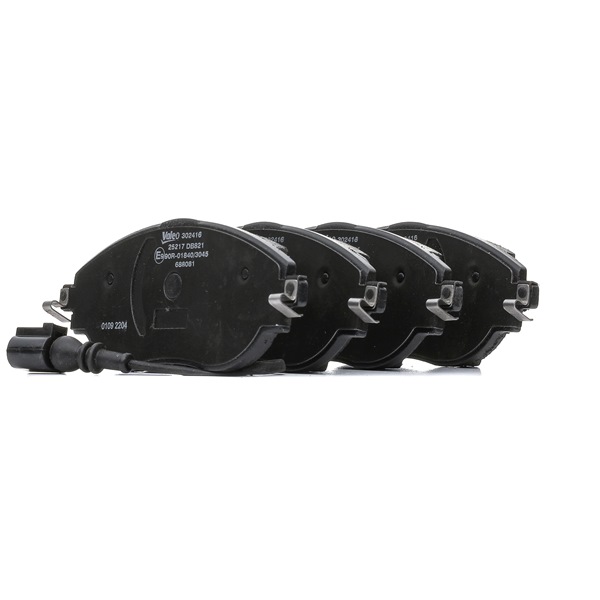 VALEO 8V0698151C Remblokken