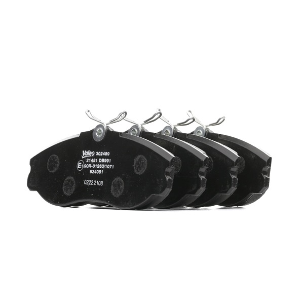 VALEO D10602X80A Jarrupalat, levyjarru 302489
