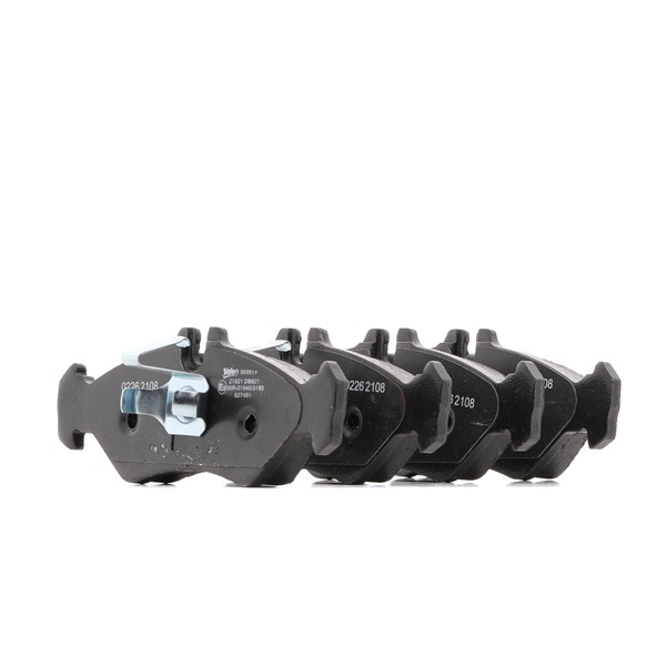 VALEO 2D0698451A Jarrupalat, levyjarru 302512