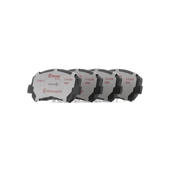 KGY03328Z OE BREMBO Pastilhas de travão P 49 045X