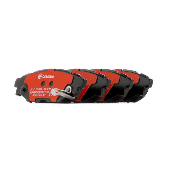 BREMBO P 78 020X Plaquette de frein SUBARU BRZ