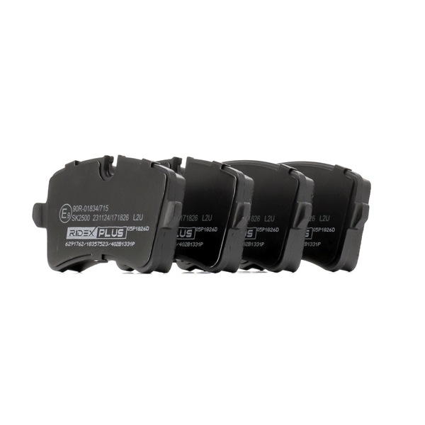 RIDEX PLUS 402B1331P Kaladėlės A6 C7 2.0 TFSI benzinas 211 AG 2012