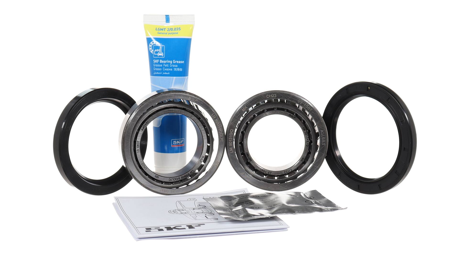 Juego de cojinete de rueda 2D0407625A SKF VKBA 9042 CL